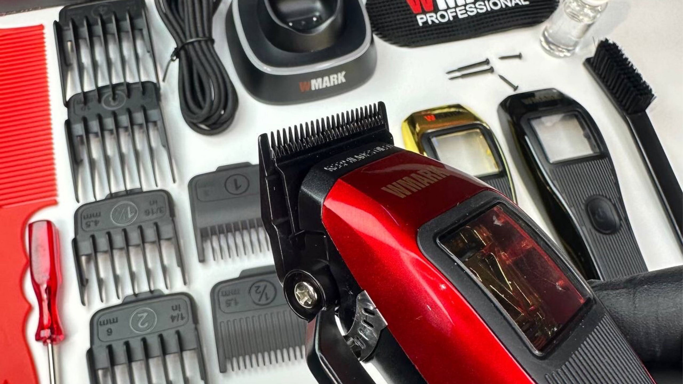 WMARK Canada barber tools collection – professional clippers, trimmers, and accessories for barbers and stylists