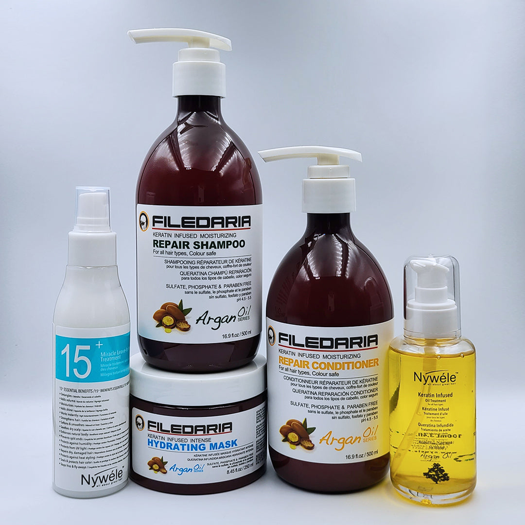 Filedaria & Nywele Argan Oil Treatment Kit