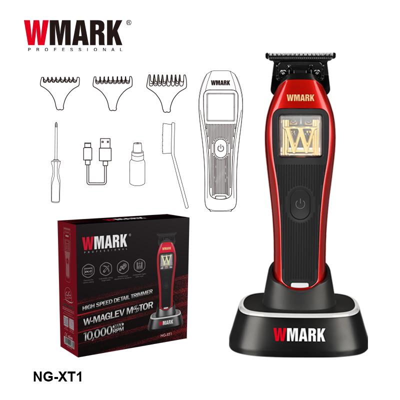 WMARK NG-XT1 Cordless Hair Trimmer – 10,000 RPM Maglev Motor, DLC T-Blade, USB-C Charging