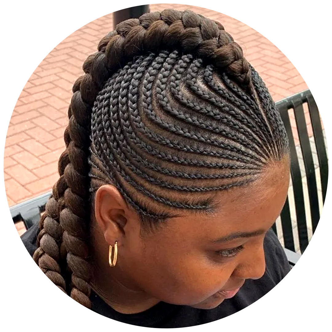 Cornrows With Designs