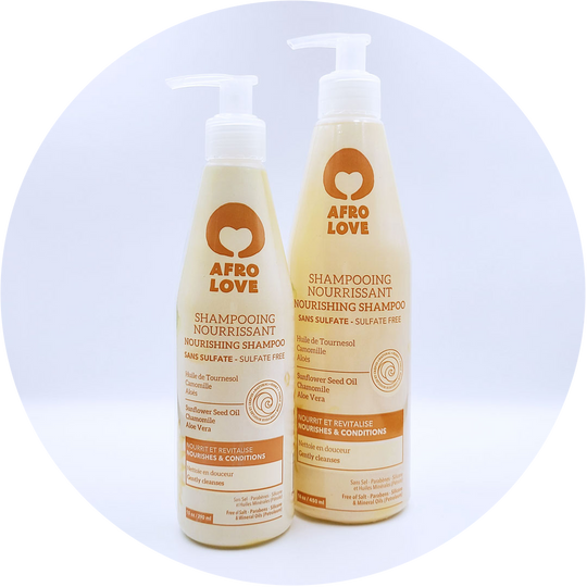 Afro Love Nourishing Shampoo, 10 oz and 16 oz bottle