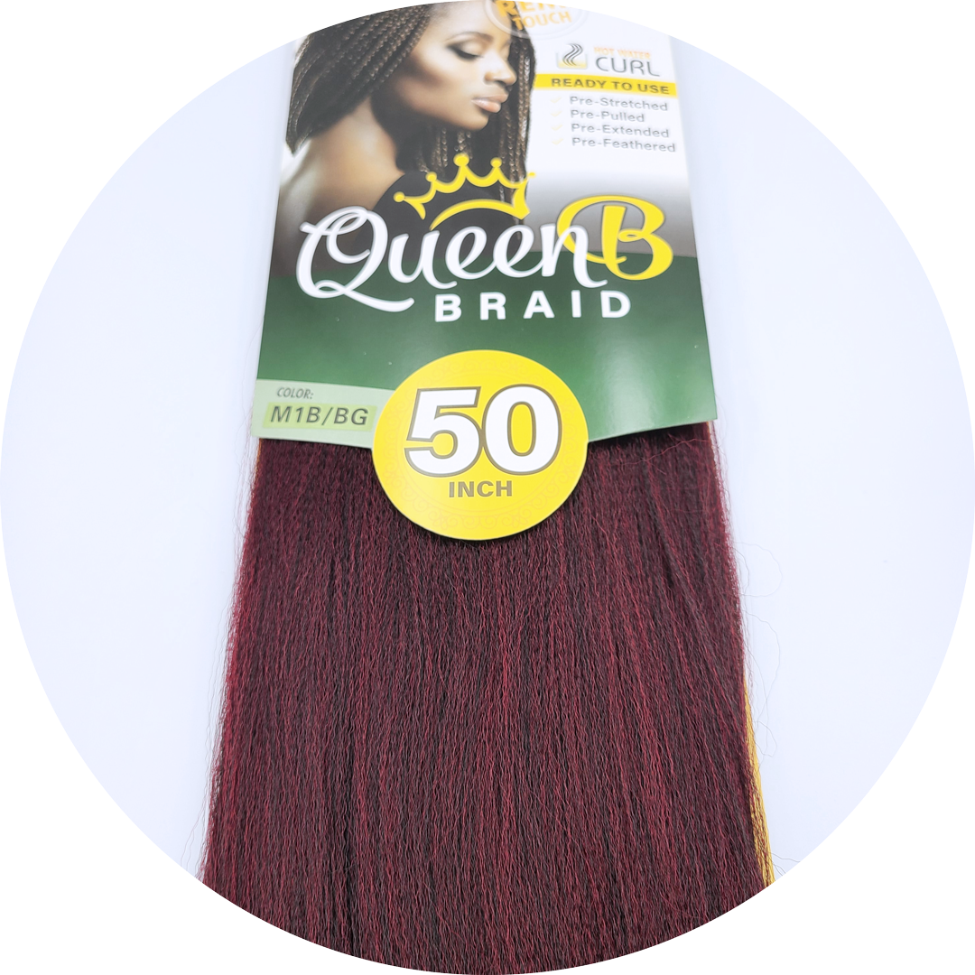 Urban Beauty Pre-Pulled Queen B Braiding Hair 50" #M1B-BG