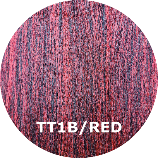 Urban Beauty Pre-Pulled Queen B Braiding Hair 50" #TT1B/RED