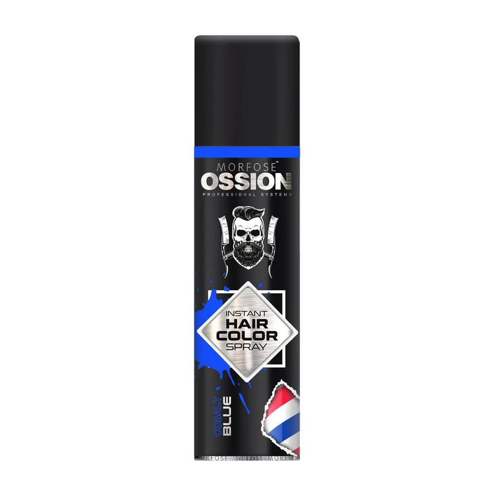 Ossion PBL Instant Hair Color Spray - Cobalt Blue - 150ml