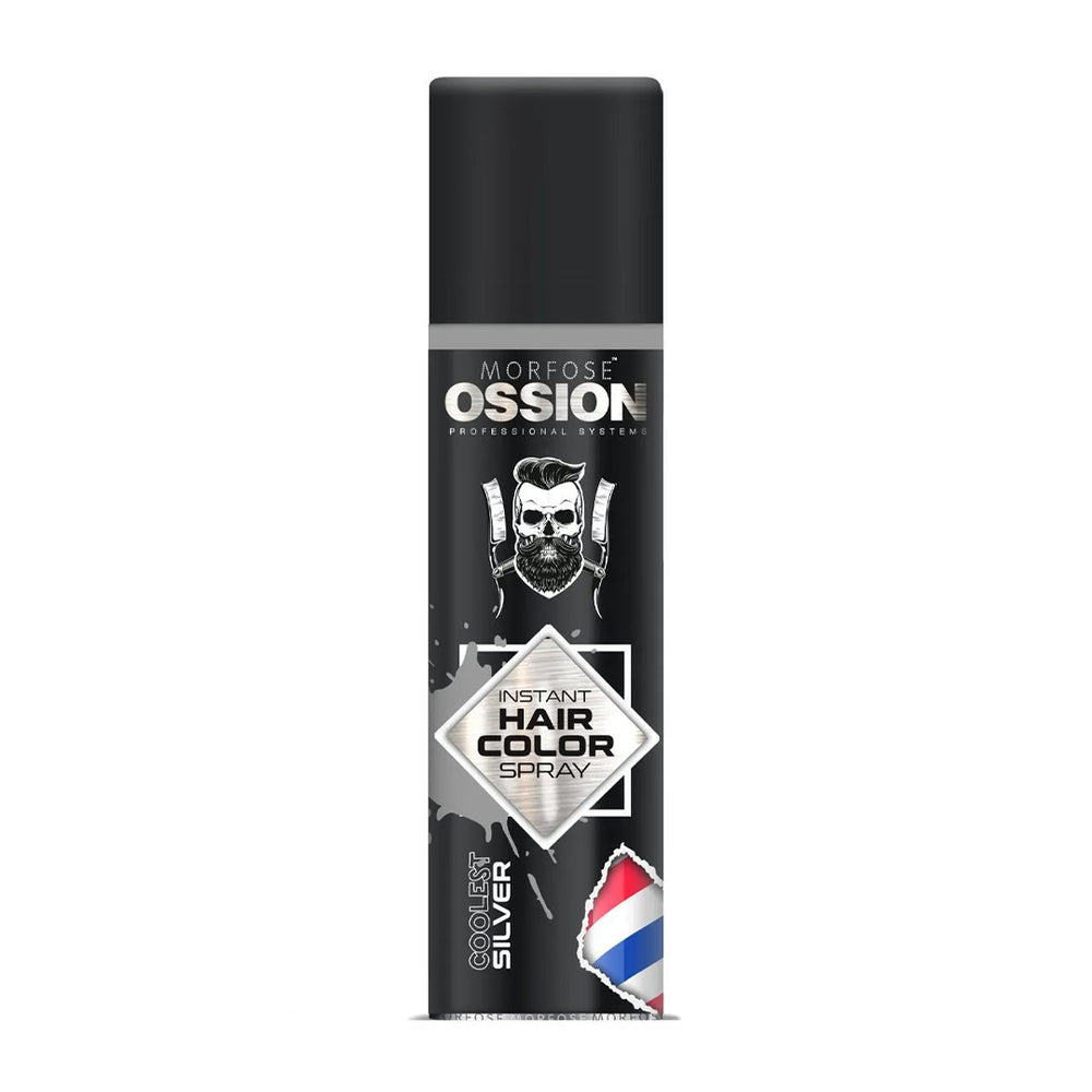 Ossion PBL Instant Hair Color Spray - Coolest Silver - 150ml