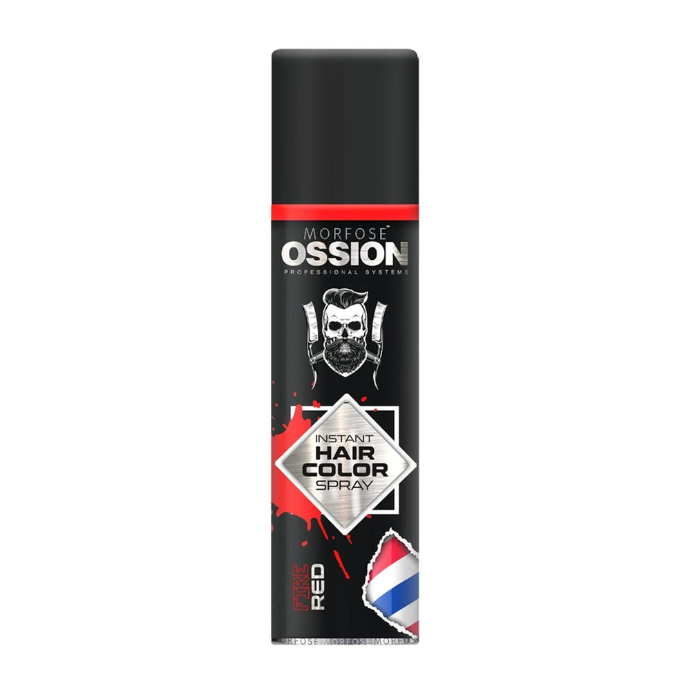 Ossion PBL Instant Hair Color Spray - Fire Red - 150ml