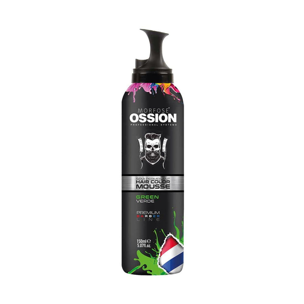 Ossion PBL Semi Permanent Hair Color Mousse - Green - 150ml
