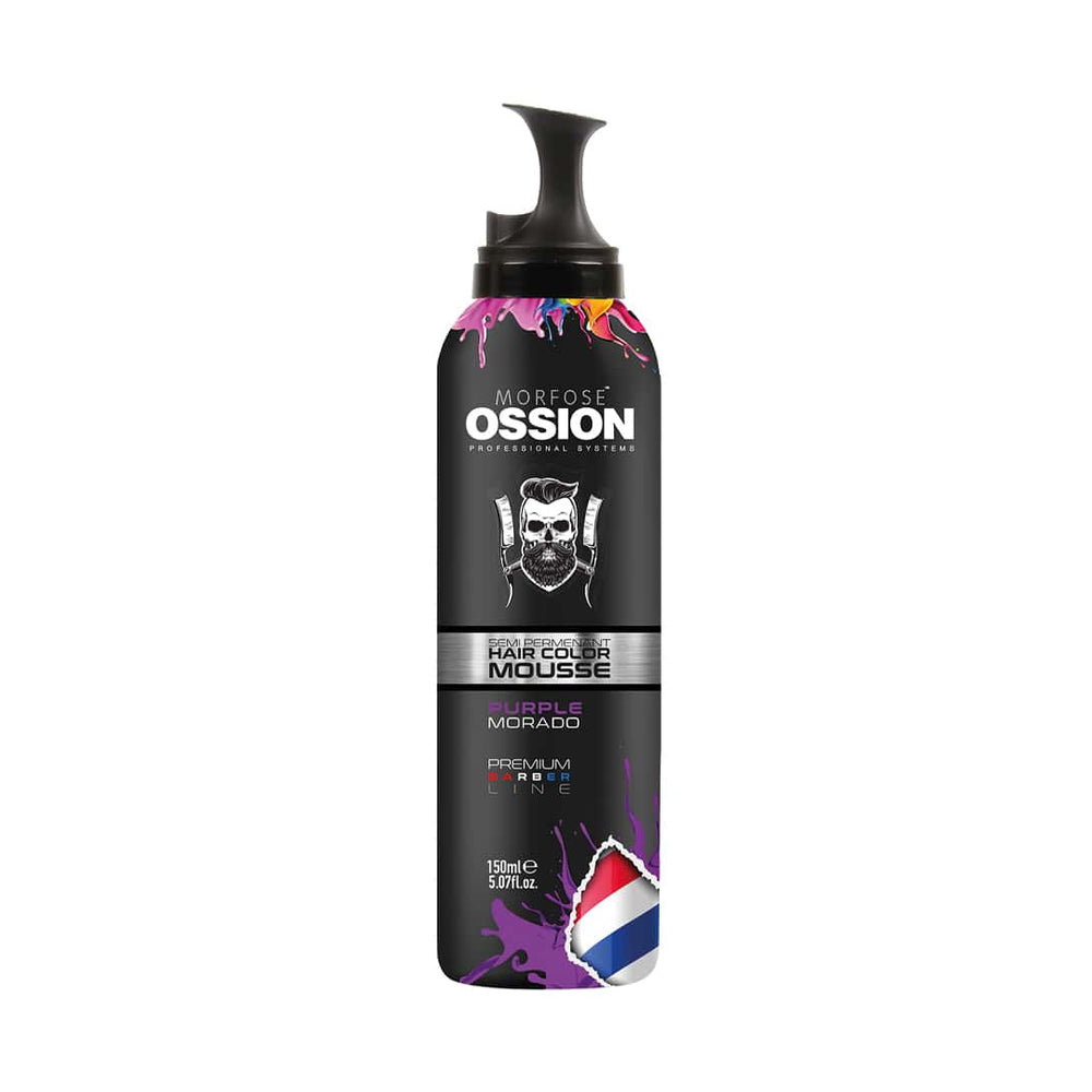 Ossion PBL Semi Permanent Hair Color Mousse - Purple - 150ml