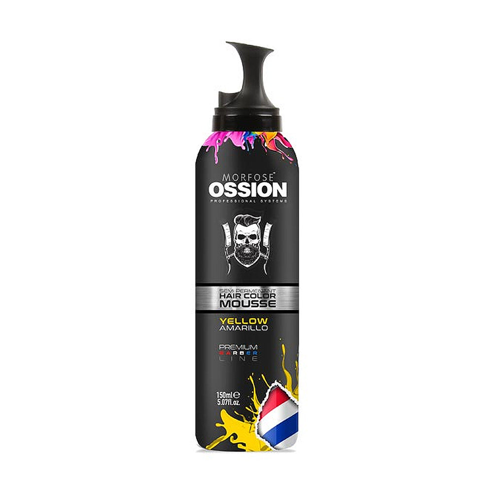 Ossion PBL Semi Permanent Hair Color Mousse - Yellow - 150ml