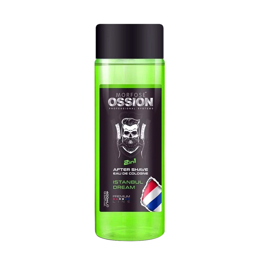 Ossion Premium Barber Line 2in1 After Shave Eau De Cologne Sachet - Istanbul Dream - 400ml