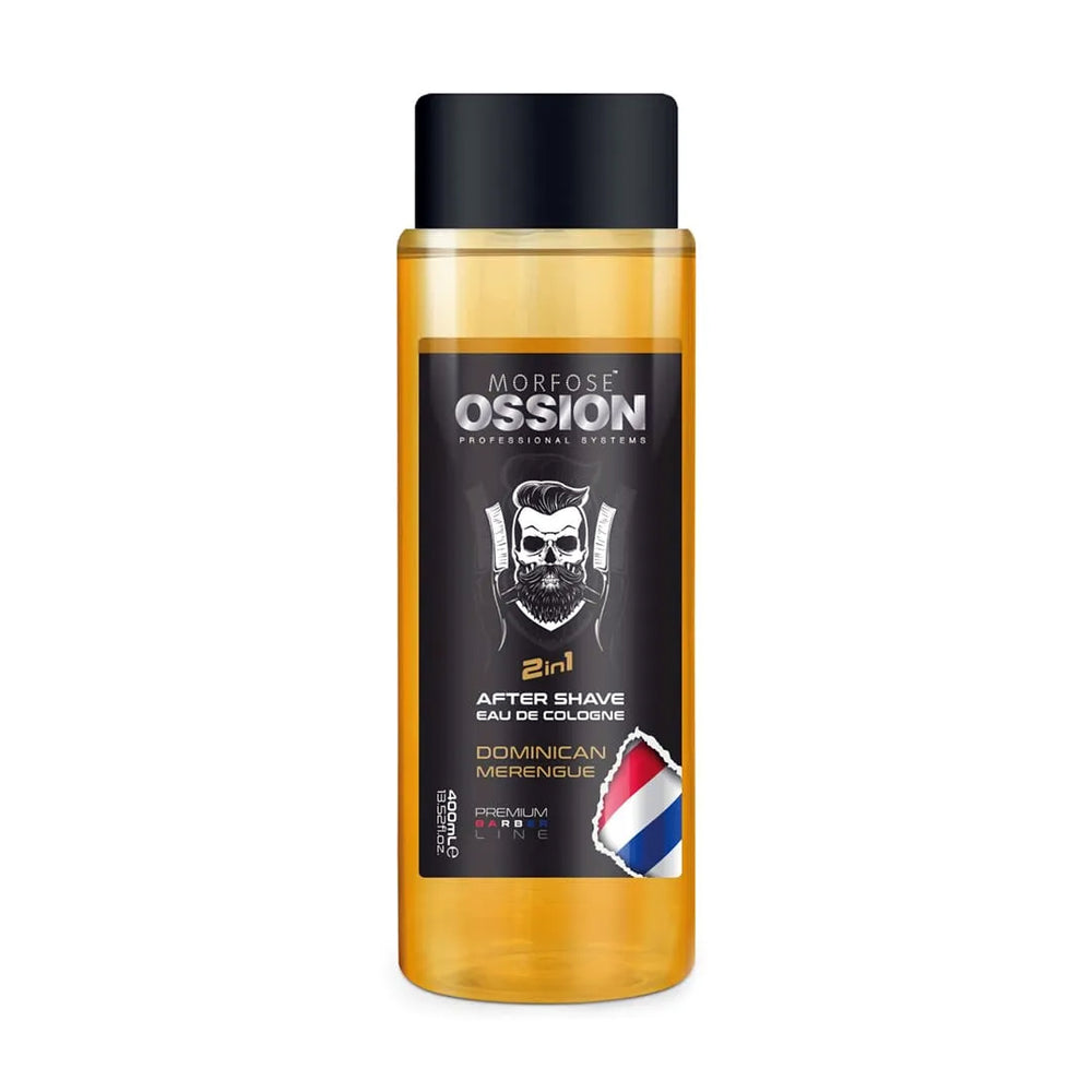 Ossion Premium Barber Line 2 in 1 After Shave Eau De Cologne Sachet - Dominican Merengue 400ml