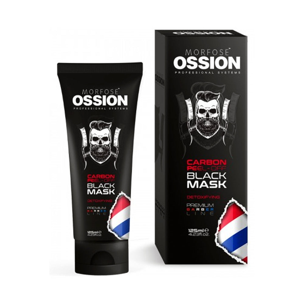 Ossion Premium Barber Line Carbon Peel Off Black Mask 125ml