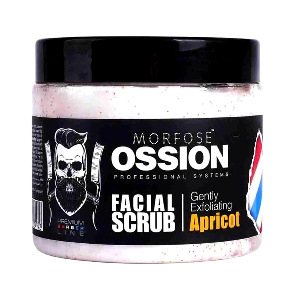 Ossion Premium Barber Line Facial Scrub Apricot 400ml