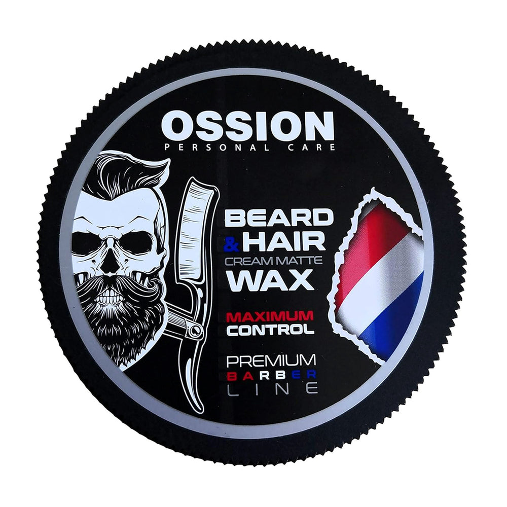 Ossion Premium Barber Line Hair & Beard Cream Matte Wax 175ml