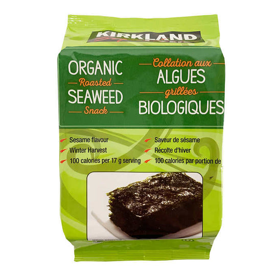 Kirkland Signature Organic Roasted Seaweed Snack