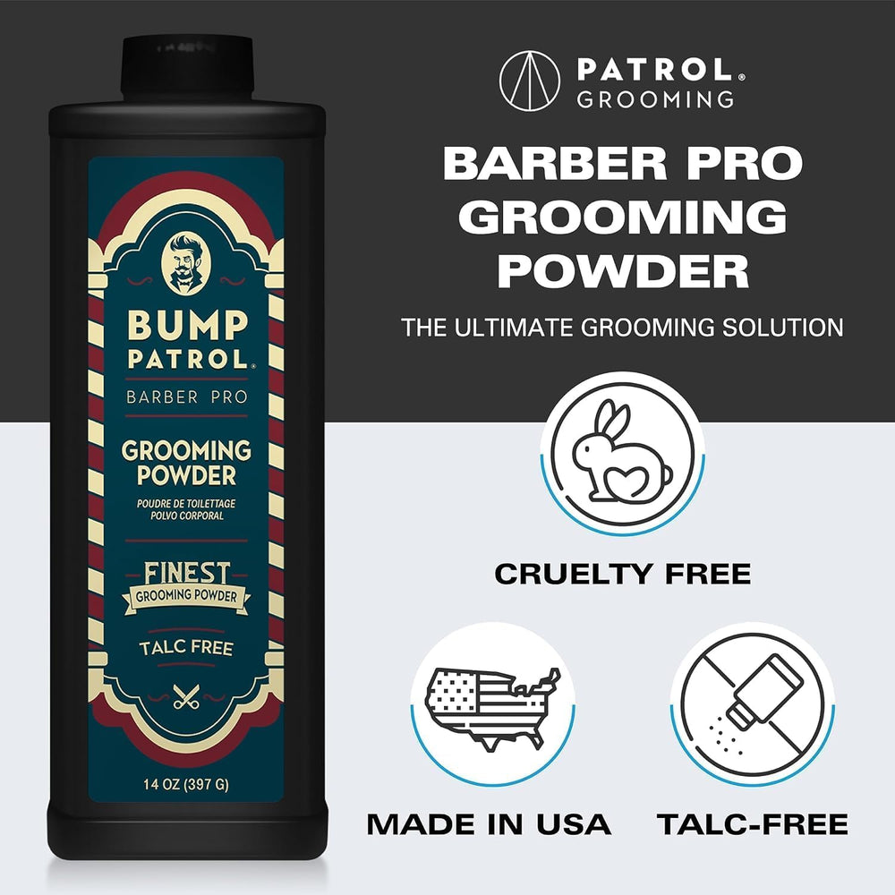 Bump Patrol Barber Grooming Powder – 14 oz / 397 g