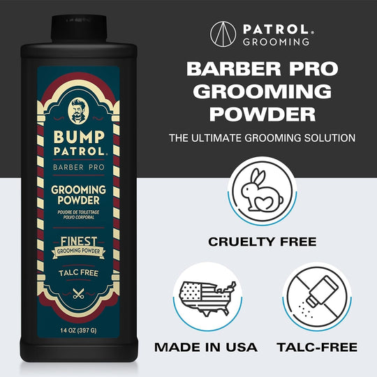 Bump Patrol Barber Grooming Powder – 14 oz / 397 g