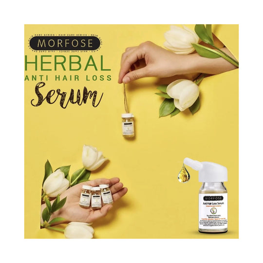 Morfose Herbal Anti-Hair Loss Scalp Serum – 6 × 10 ml Ampoules
