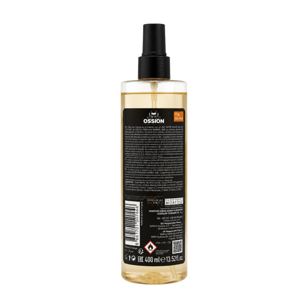 Morfose Ossion Dominican Merengue 2-in-1 After Shave Eau de Cologne – 400 ml