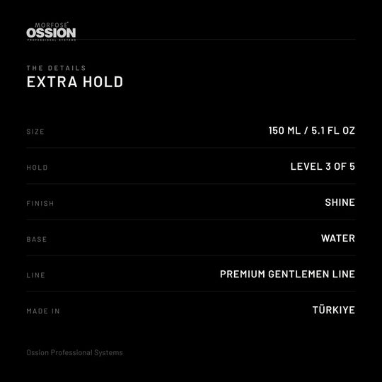 Morfose Ossion Premium Barber Extra Hold Hair Wax – 150 ml
