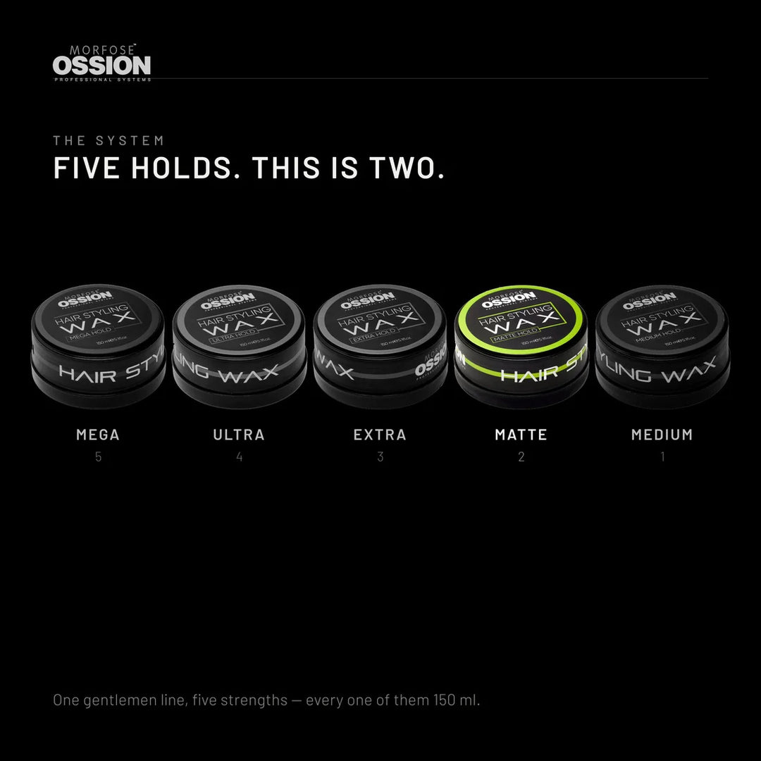 Morfose Ossion Premium Barber Matte Hold Hair Wax – 150 ml