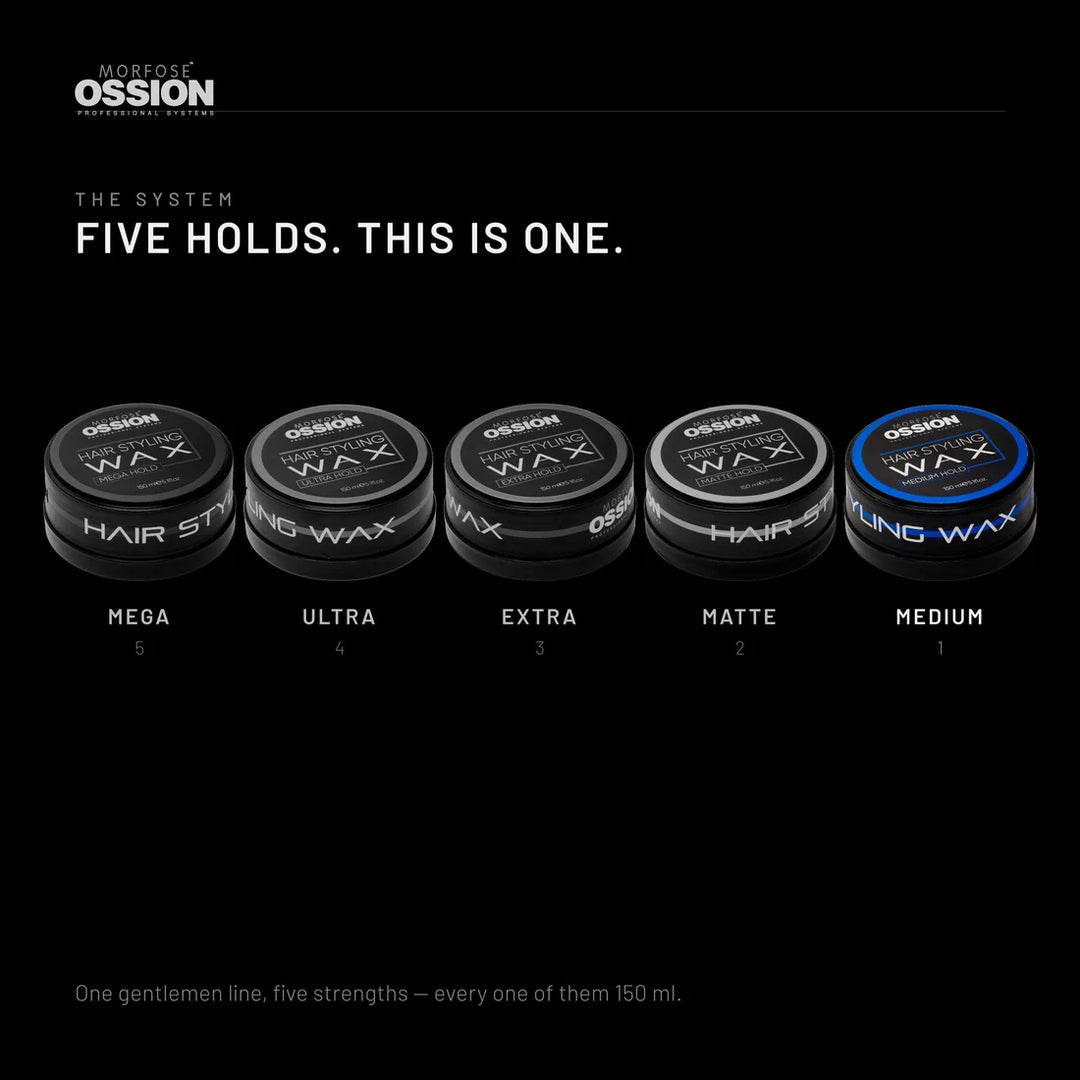 Morfose Ossion Premium Barber Medium Hold Hair Wax – 150 ml
