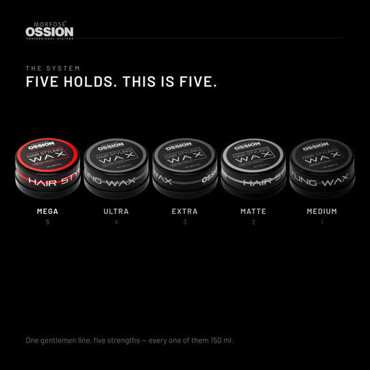 Morfose Ossion Premium Barber Mega Hold Hair Wax – 150 ml