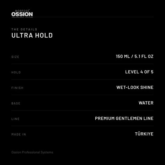 Morfose Ossion Premium Barber Ultra Hold Hair Wax – 150 ml