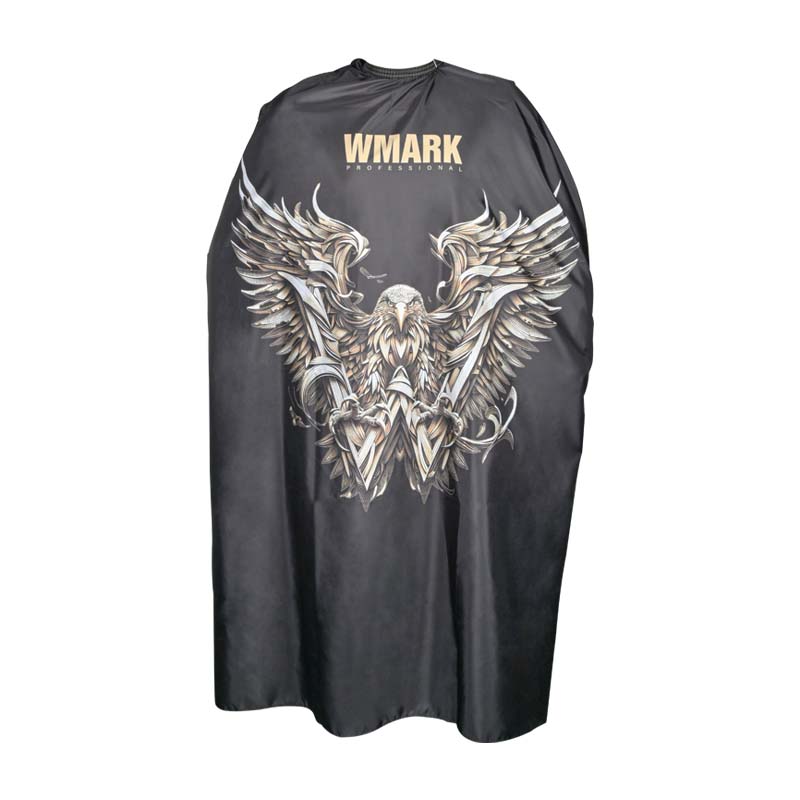 WMARK barber cape design E01-CC048 silicone neck waterproof 140×160 cm