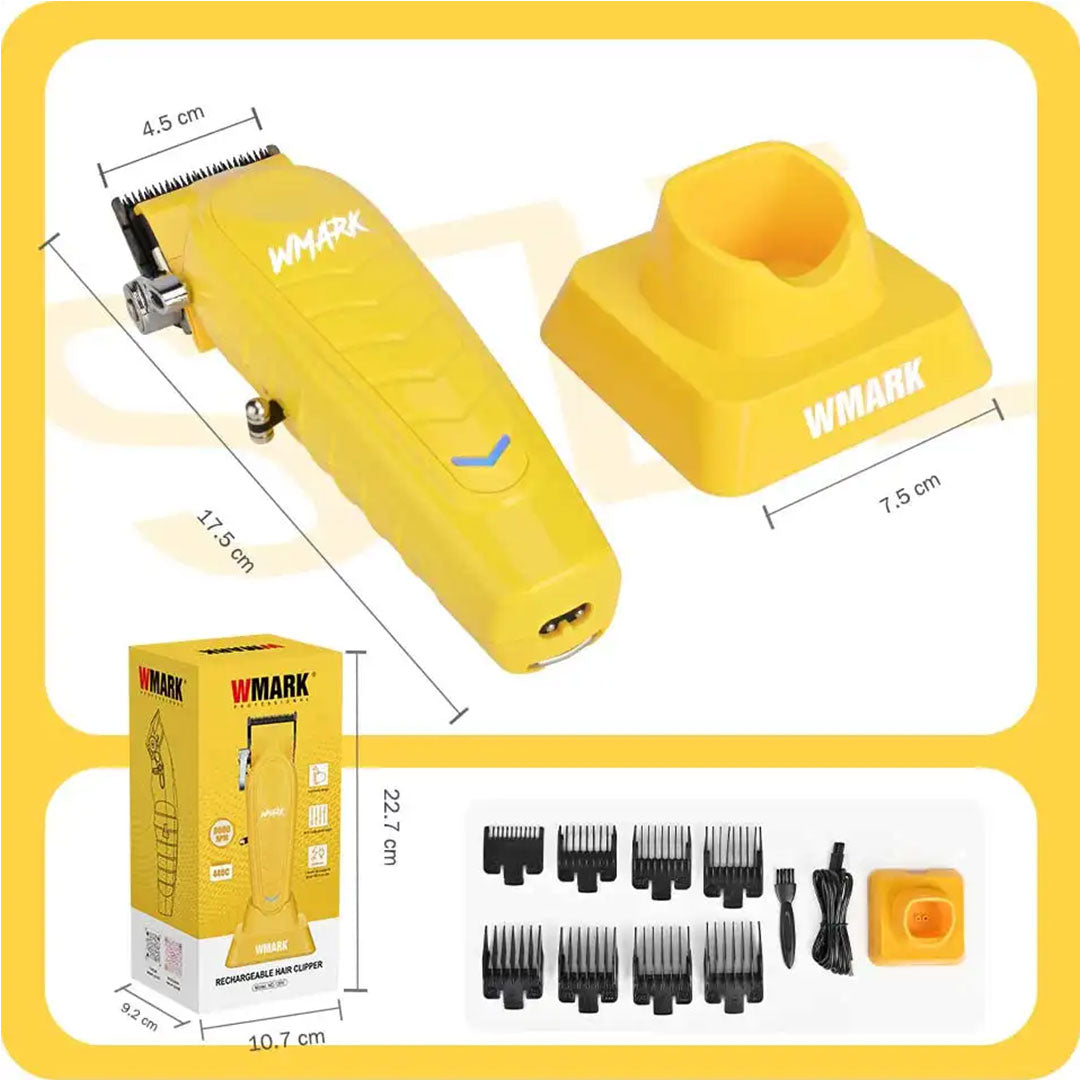 WMARK NG-139 Rechargeable Hair Clipper - Professional Fade Clipper - Details