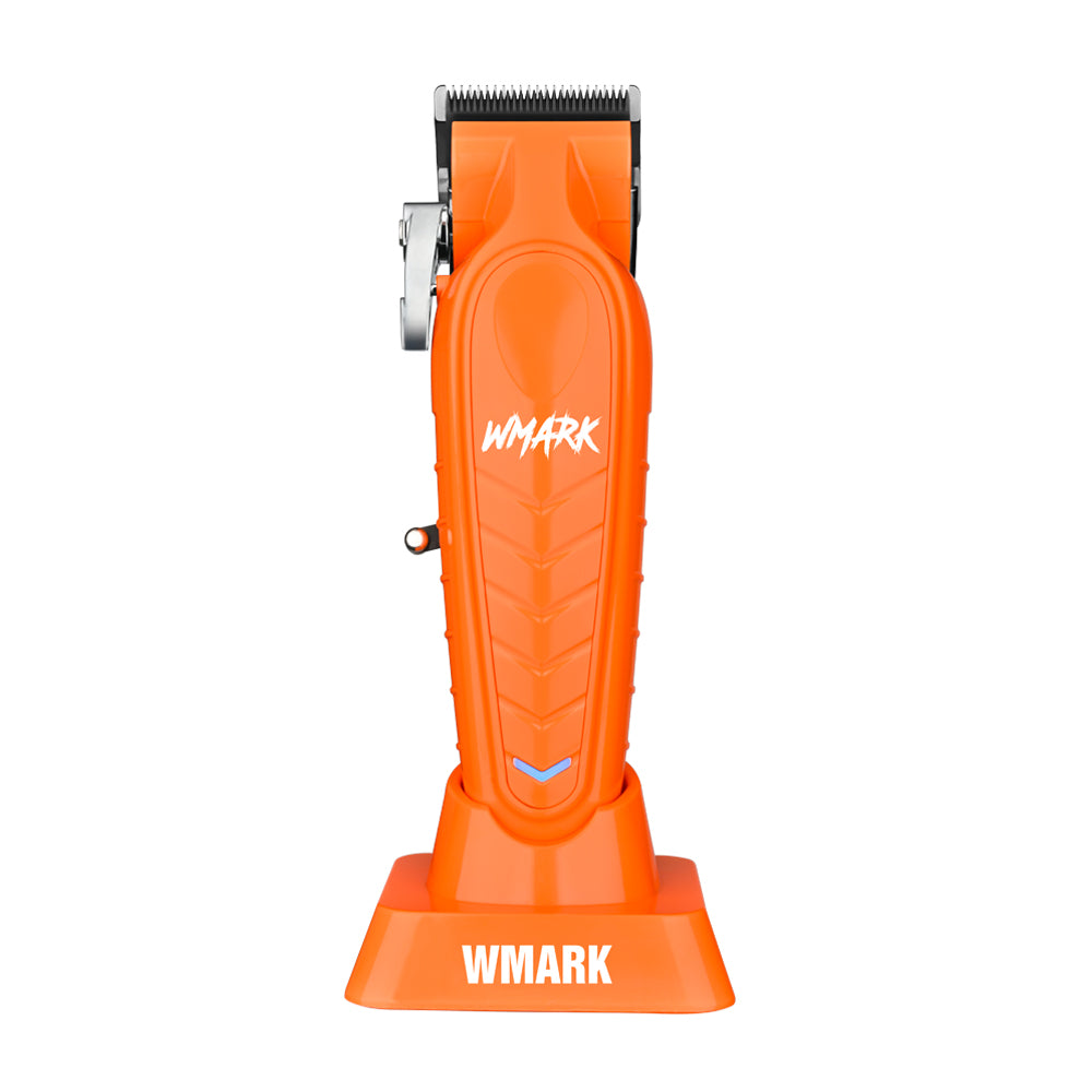 WMARK NG-139 Rechargeable Hair Clipper - Professional Fade Clipper - Orange