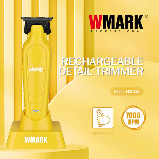 WMARK NG-339 Rechargeable Hair Trimmer - Professional Detailing Tool - Details