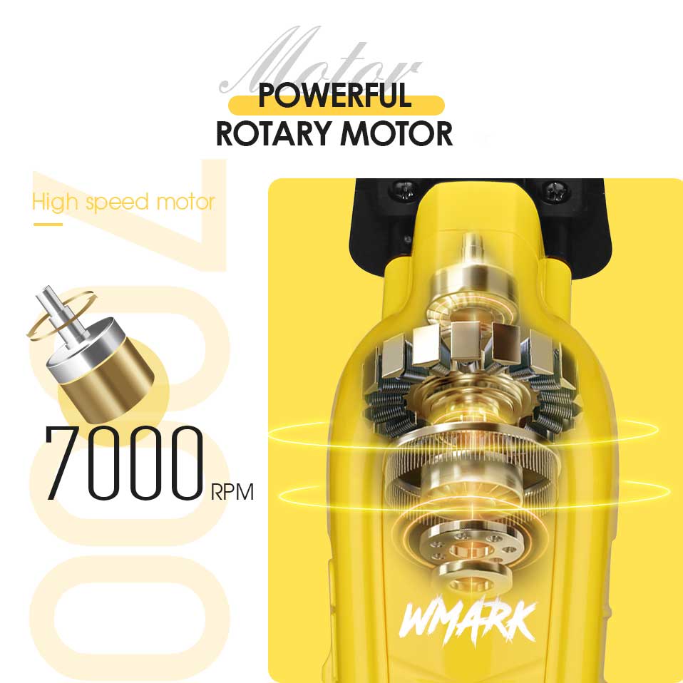 WMARK NG-339 Rechargeable Hair Trimmer - Professional Detailing Tool - Details