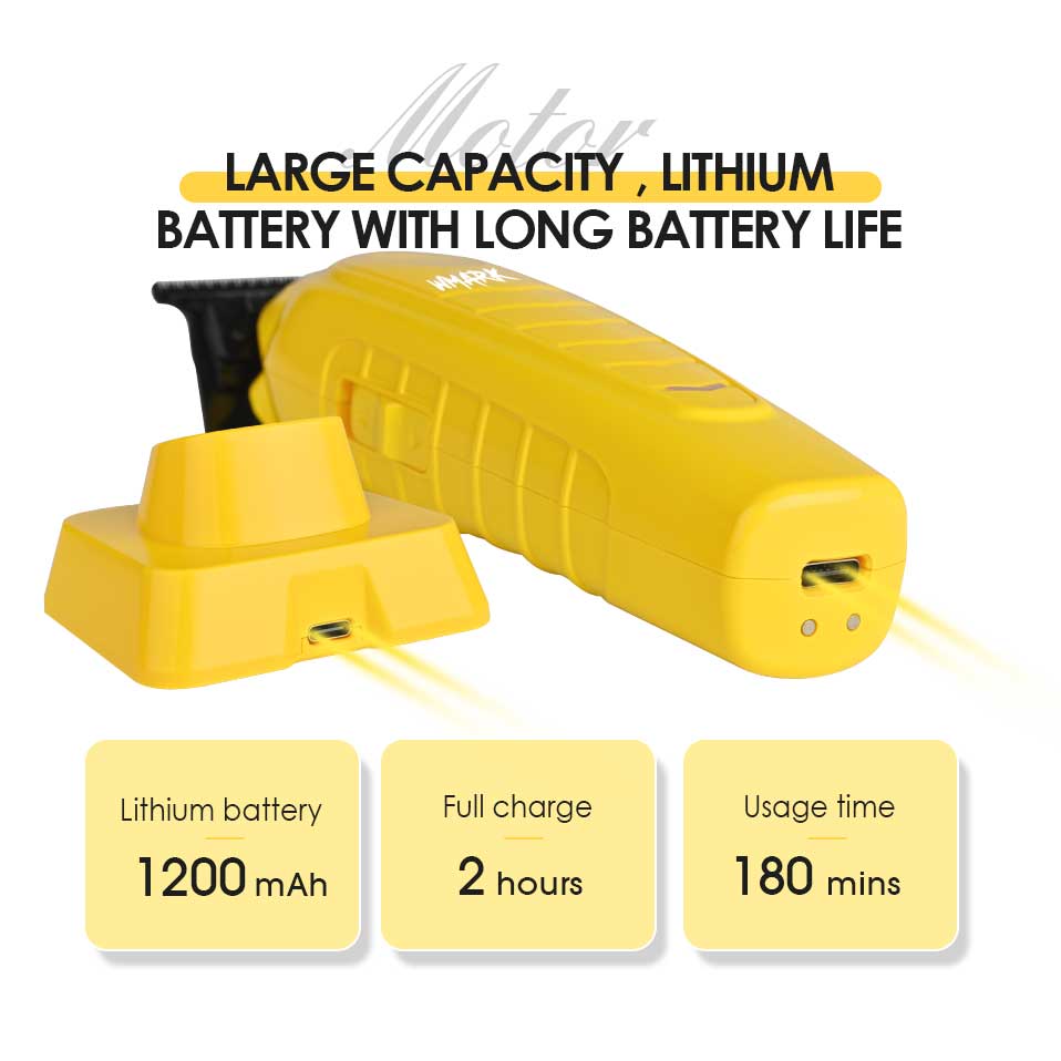 WMARK NG-339 Rechargeable Hair Trimmer - Professional Detailing Tool - Details
