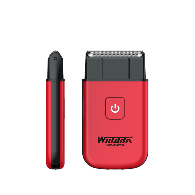 WMARK NG-7901 professional mini foil barber shaver with all-metal body and titanium foil head