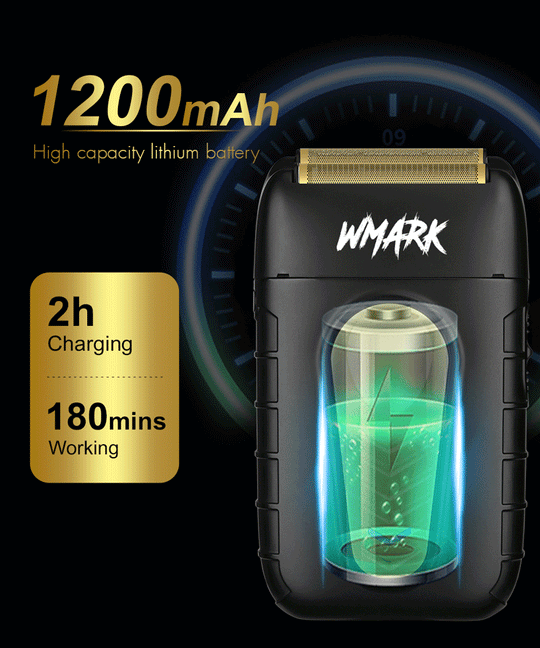 WMARK NG-938 Professional Barber Shaver – Black Gold