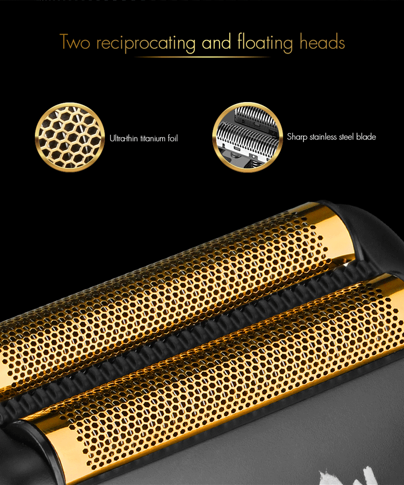 WMARK NG-938 Professional Barber Shaver – Black Gold