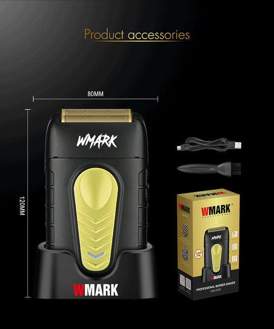 WMARK NG-938 Professional Barber Shaver – Black Gold