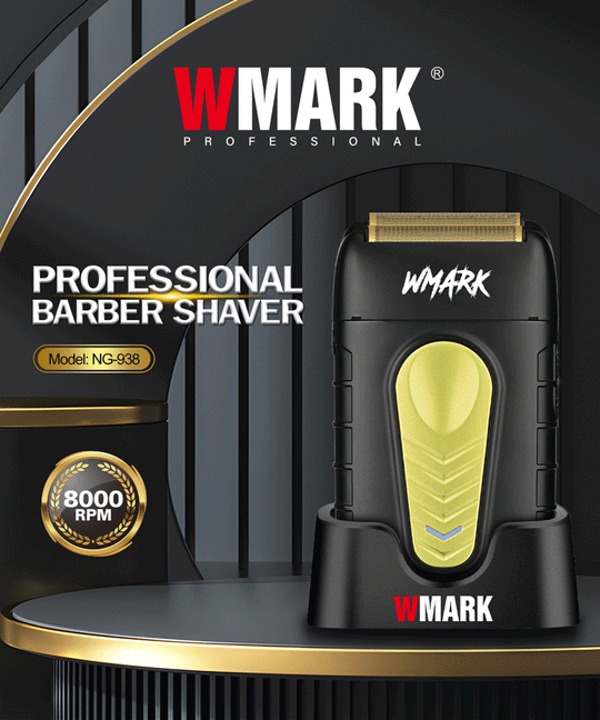 WMARK NG-938 Professional Barber Shaver – Black Gold