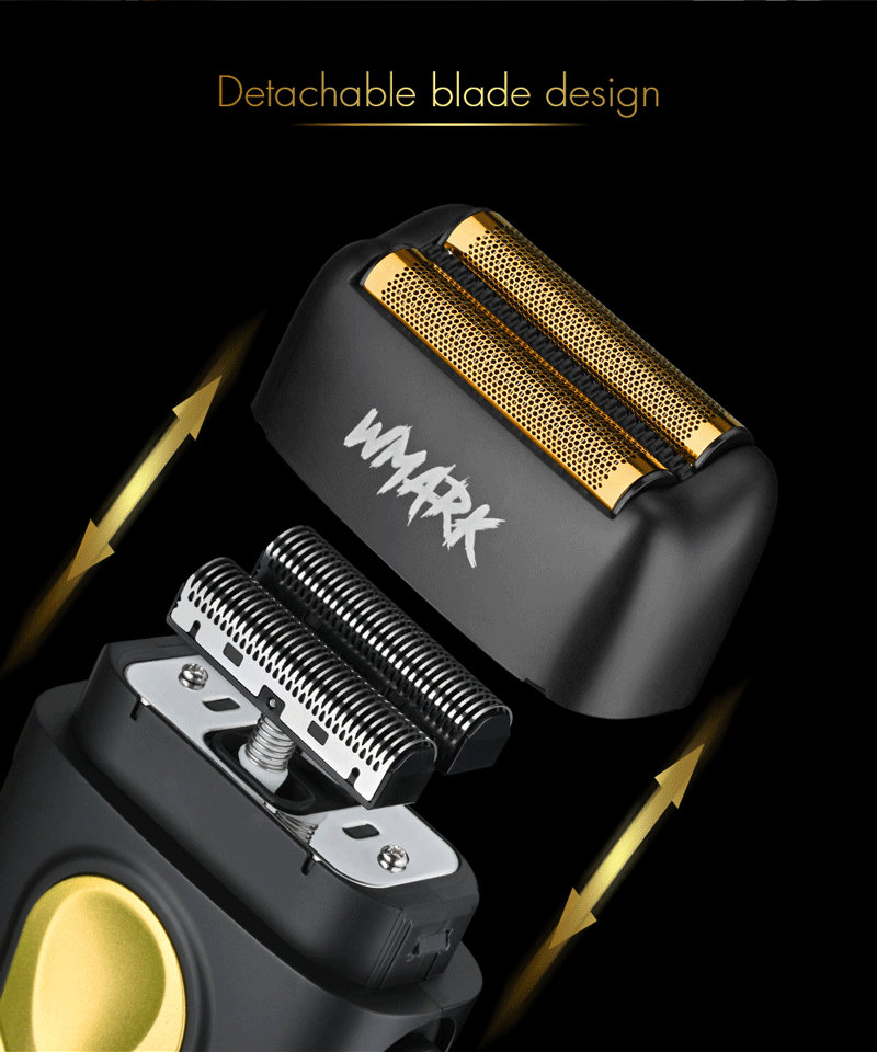 WMARK NG-938 Professional Barber Shaver – Black Gold