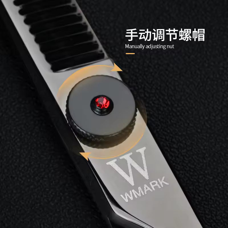 WMARK NG-PS002 Professional Hair Scissors Set – 6" Cutting & Thinning (9CR18 Steel)
