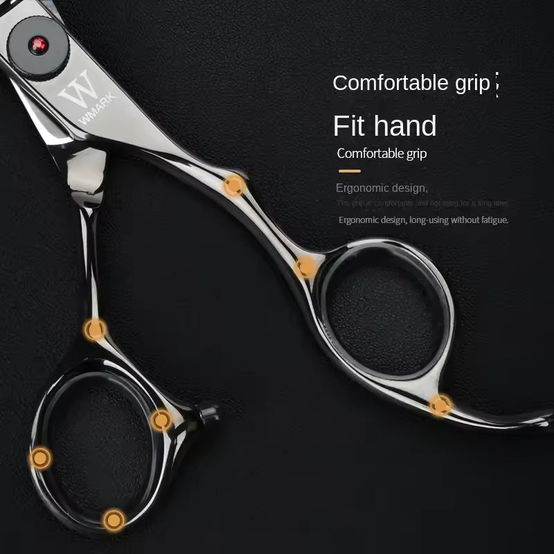WMARK NG-PS002 Professional Hair Scissors Set – 6" Cutting & Thinning (9CR18 Steel)
