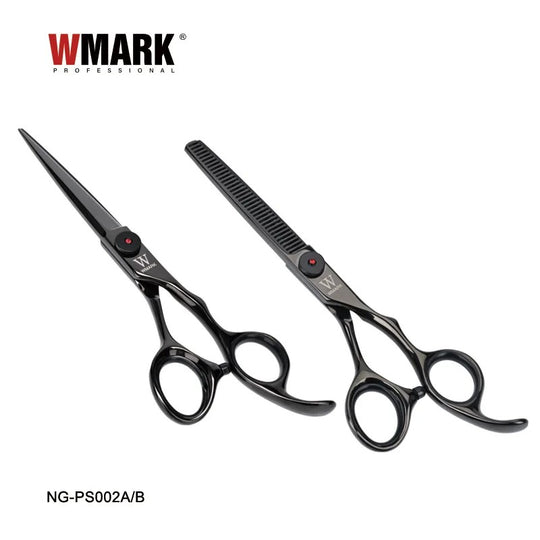 WMARK NG-PS002 Professional Hair Scissors Set – 6" Cutting & Thinning (9CR18 Steel)