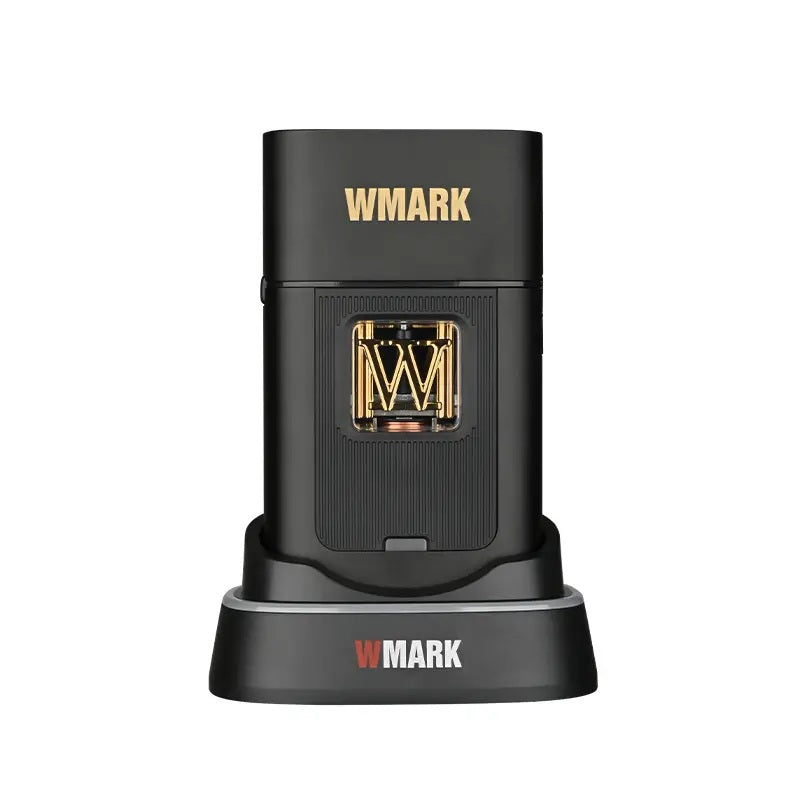 WMARK NG-XS1 professional vector motor barber shaver with triple gold titanium foil head and metal housing
