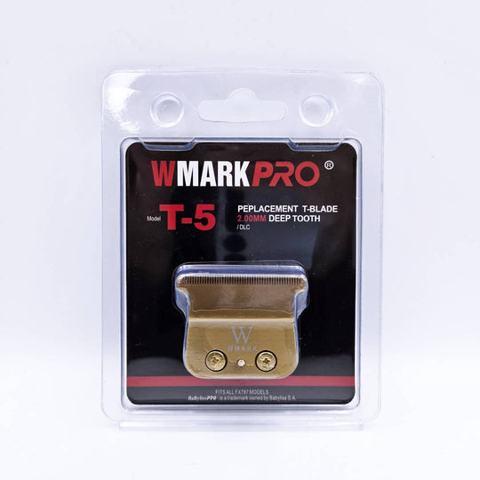 WMARK T-5 Gold deep tooth replacement T-Blade – Fits BaByliss / BaBylissPRO FX787 – OEM quality alternative