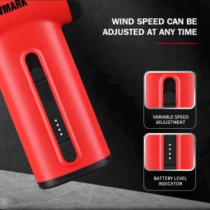 WMARK Turbo Jet Blower NG-TB001 – High-Speed Cordless Barber Station Fan (130,000 RPM)