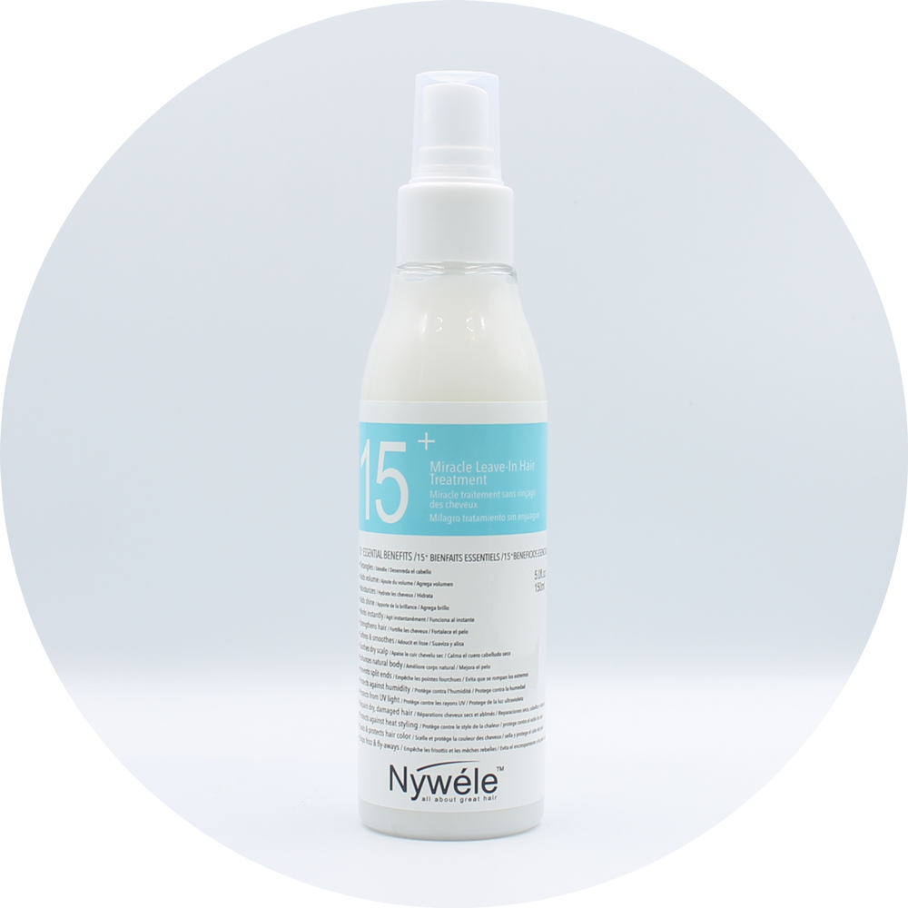 Nywele 15+ Miracle Leave-In Hair Treatment, 150 mL bottle
