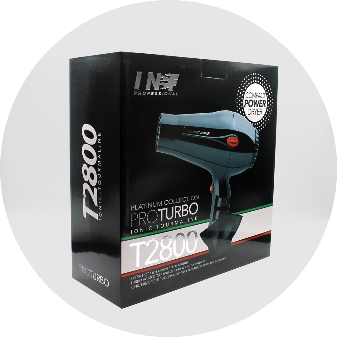 INF T2800 Compact Turbo Hair Dryer