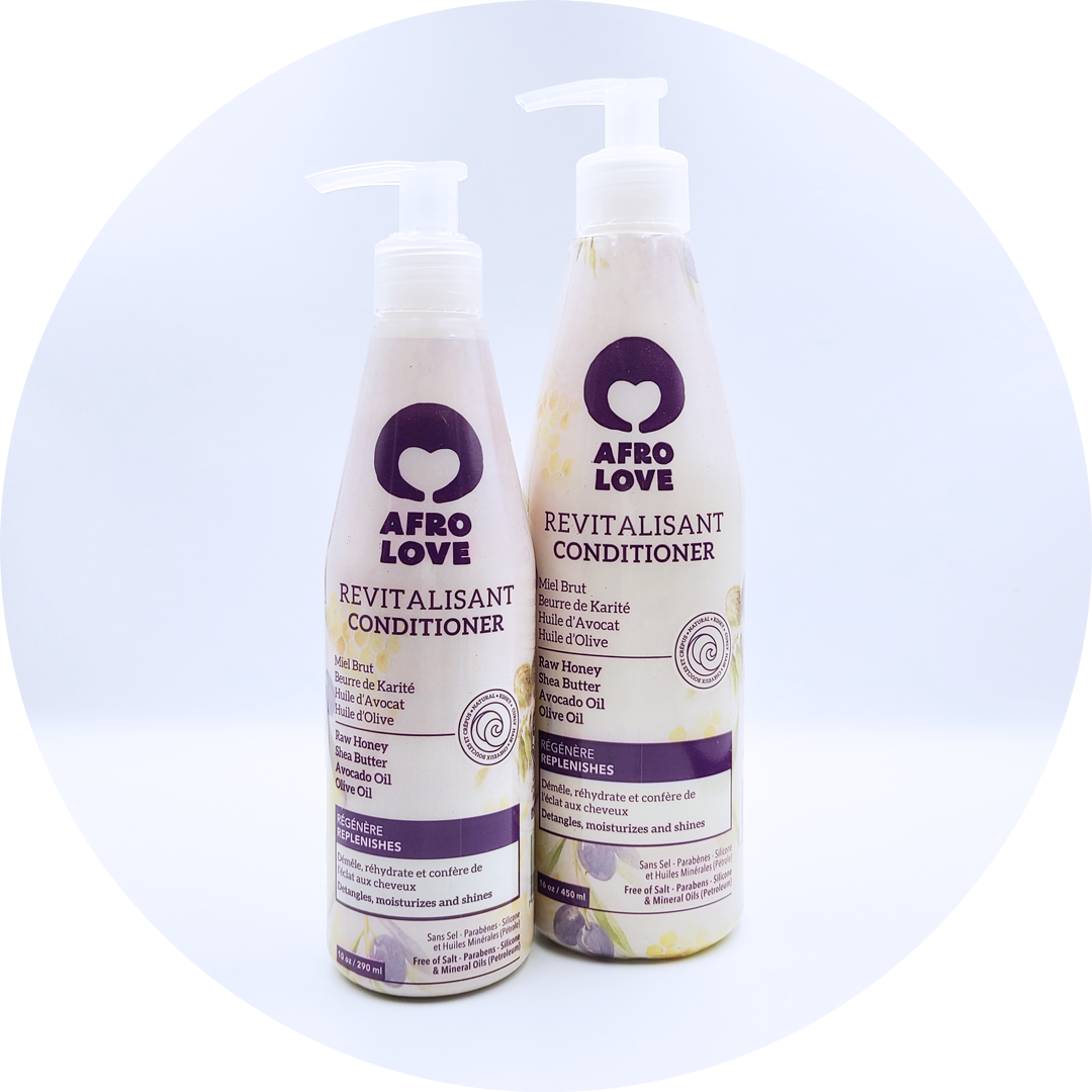 Afro Love Conditioner, 10 oz and 16 oz bottle
