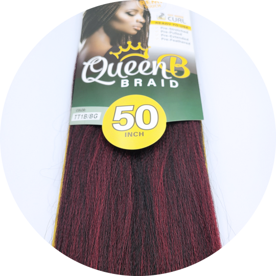 Urban Beauty Pre-Pulled Queen B Braiding Hair 50" #TT1B/BG